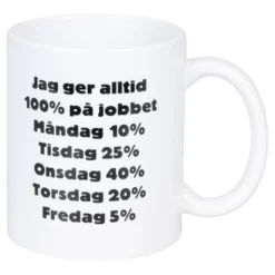Muki Jag Ger Alltid 100% På Jobbet