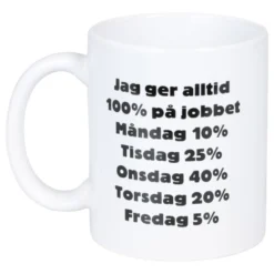 Muki Jag Ger Alltid 100% På Jobbet