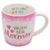 Muki Världens Bästa Mormor Vaaleanpunainen