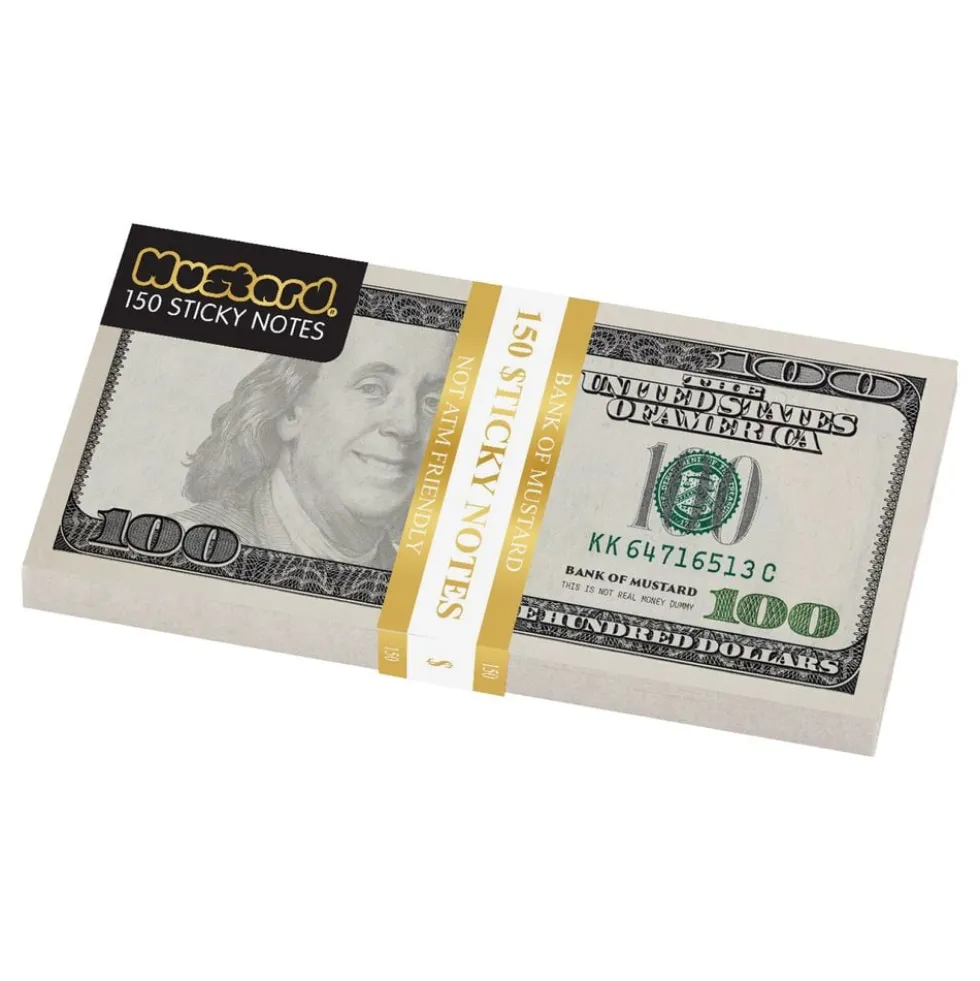 Mustard Cash Sticky Notes -muistilaput