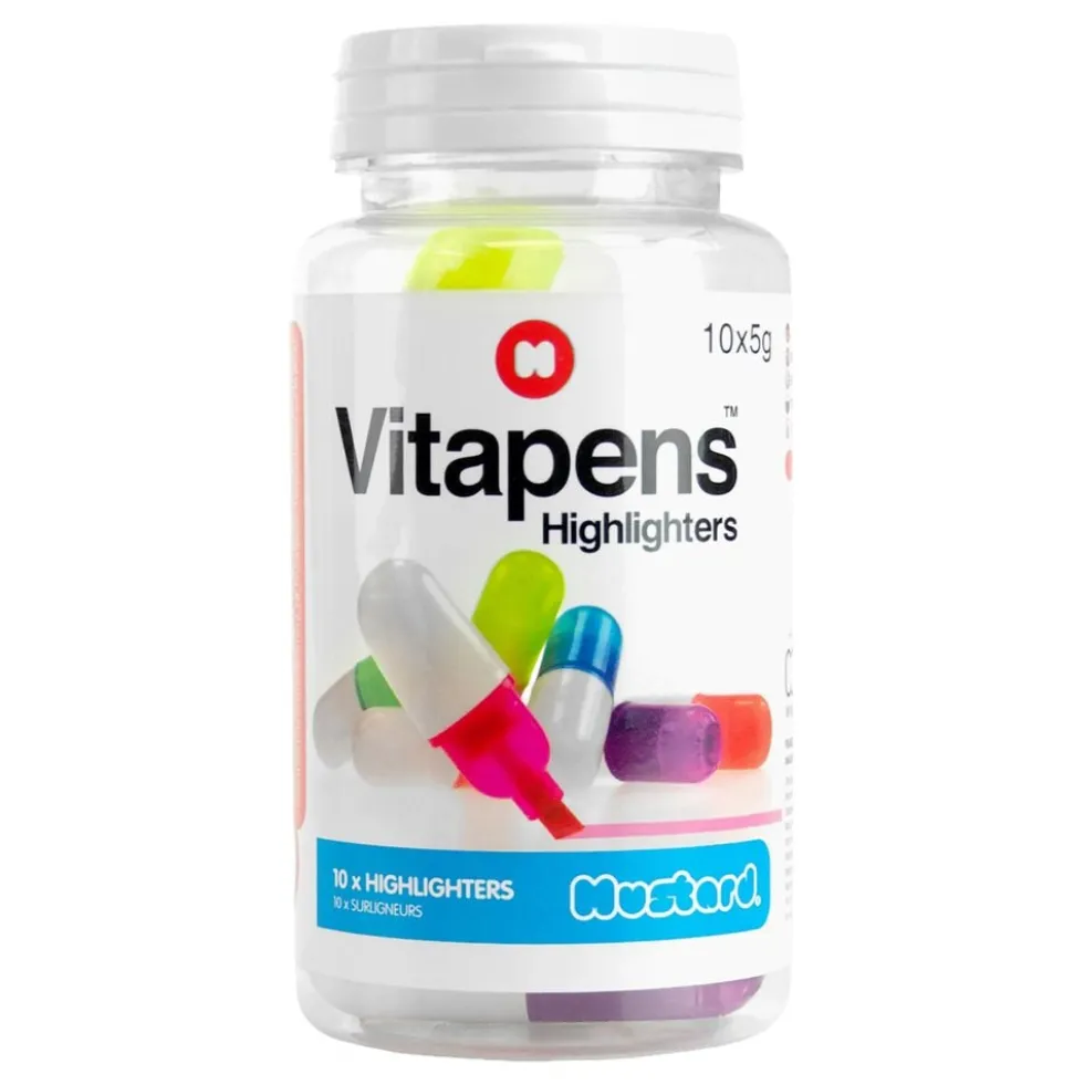 Mustard Yliviivaustussit Vitapens