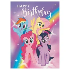 My Little Pony -syntymäpäiväkortti