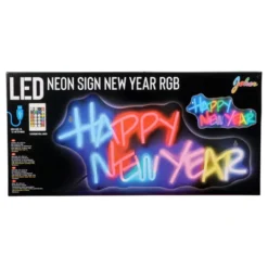 Neonkyltti Happy New Year RGB