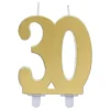 Numerokynttilä 30 Kulta