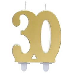 Numerokynttilä 30 Kulta