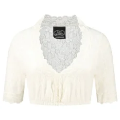 Oktoberfest-dirndlblouse luonnonvalkoinen