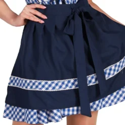 Oktoberfest Dirndl Edelweiss Sinivalkoinen Naamiaisasu