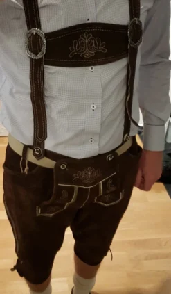 Oktoberfest Lederhosen Deluxe Ruskeat