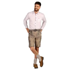 Oktoberfest Lederhosen Shorts Super Deluxe Beige Vintage