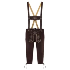 Oktoberfest Lederhosen Tummanruskea