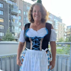 Oktoberfest Mekko Sininen Naamiaisasu