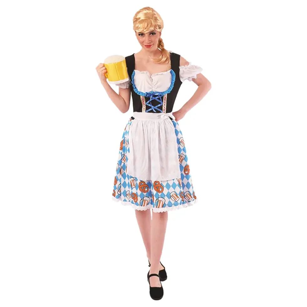 Oktoberfest Mekko Sininen Naamiaisasu