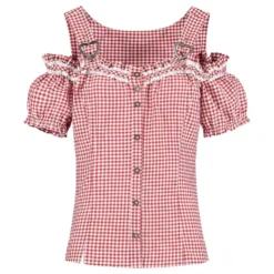 Oktoberfest Pusero Punainen/Ruudullinen