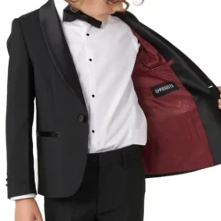 OppoSuits Boys Jet Set Black Smokki