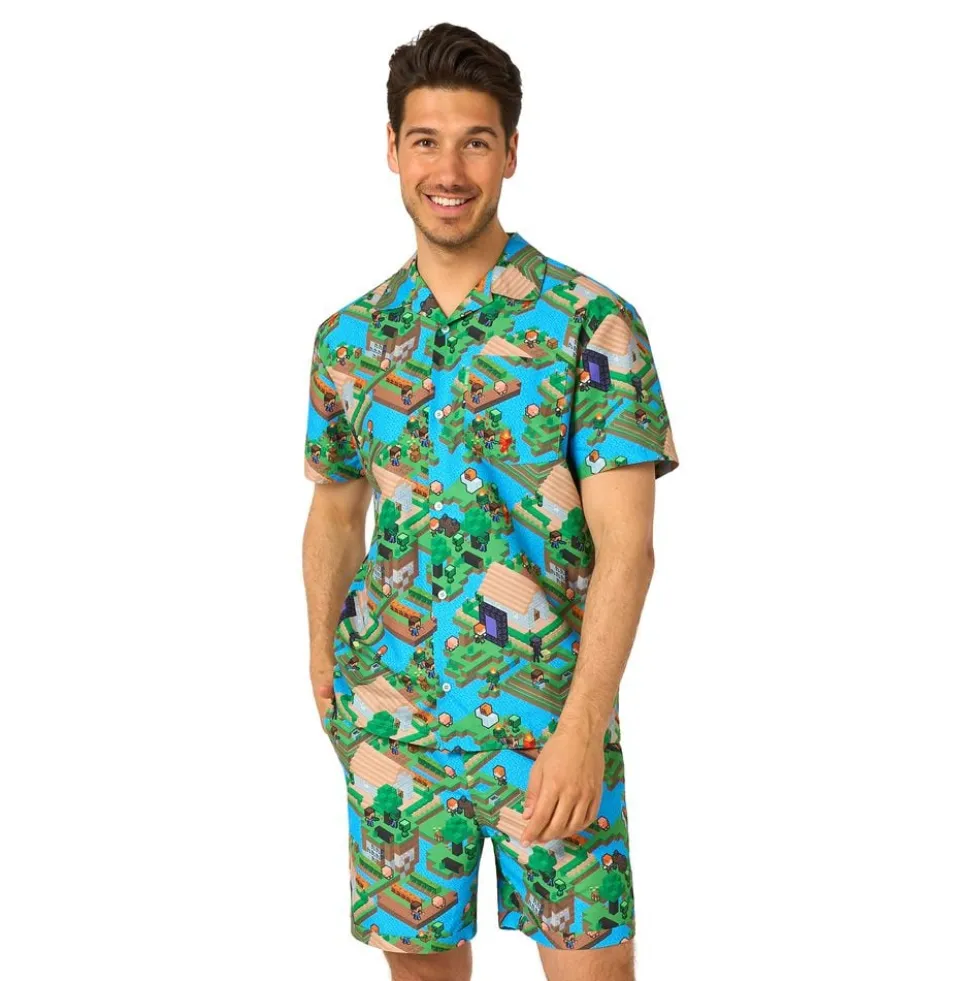OppoSuits Minecraft Overworld Shorts Puku