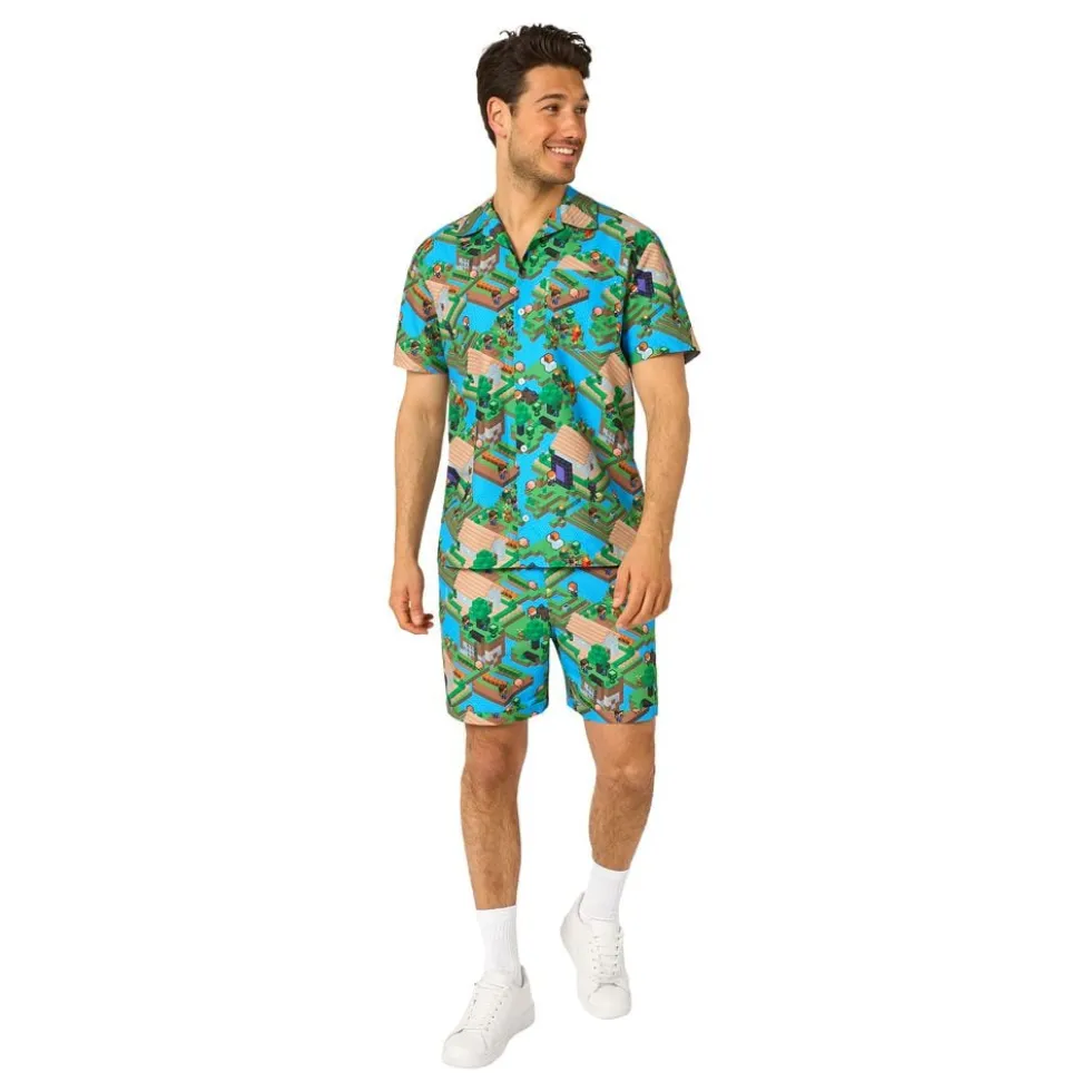 OppoSuits Minecraft Overworld Shorts Puku