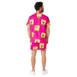 OppoSuits Paavo Pesusieni Vaaleanpunaiset Shortsipuku