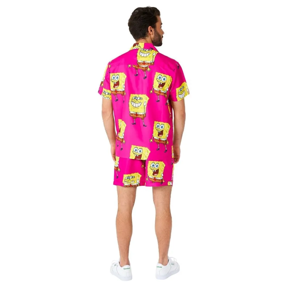 OppoSuits Paavo Pesusieni Vaaleanpunaiset Shortsipuku