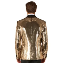 OppoSuits Paljettipikkutakki Briliant Kulta