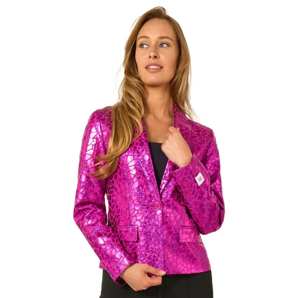 OppoSuits Peppy Pink Naisten Pikkutakki