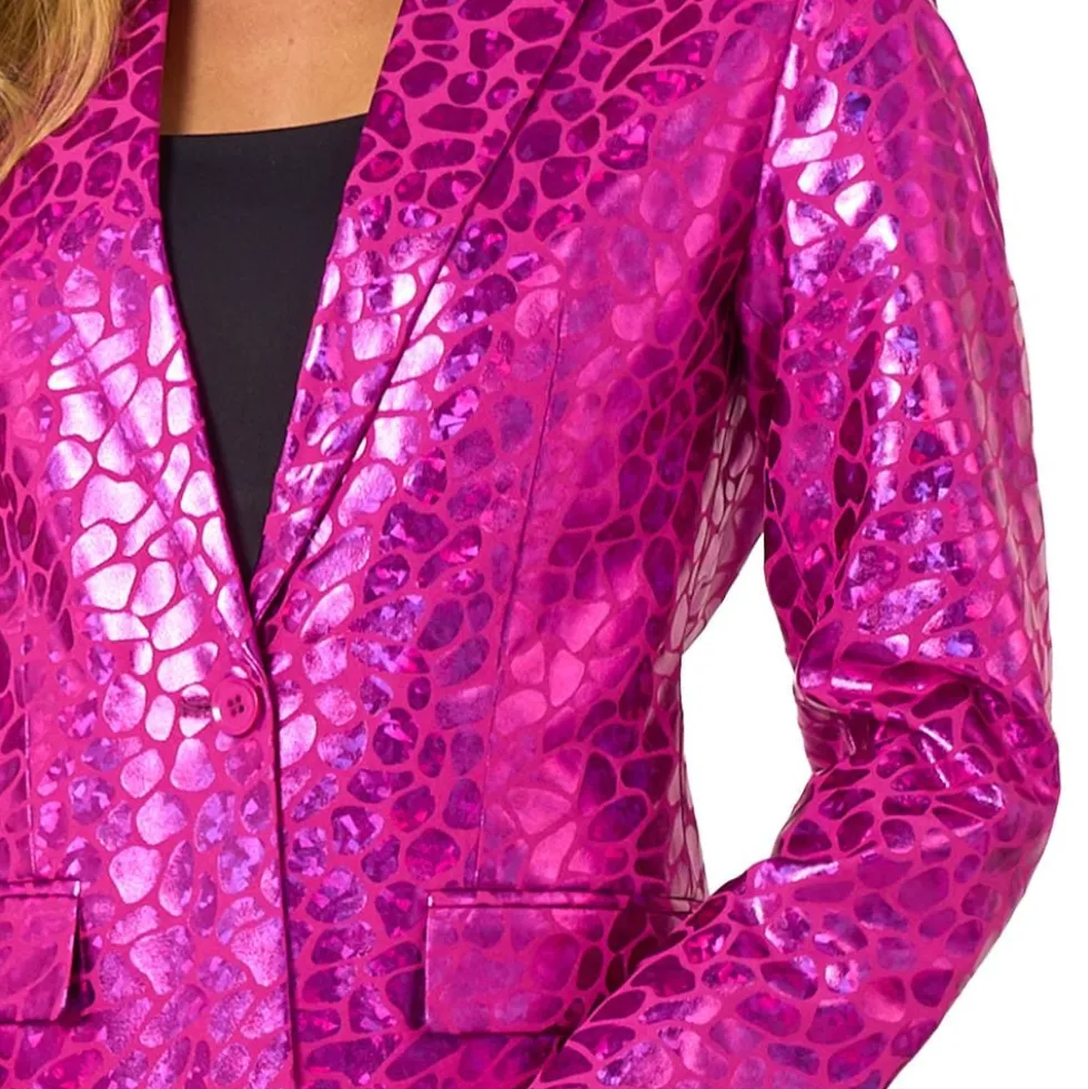 OppoSuits Peppy Pink Naisten Pikkutakki