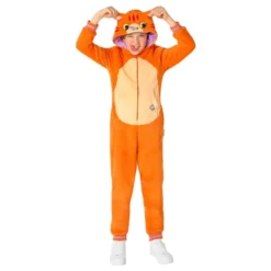 OppoSuits Punainen Kissa Lasten Onesie