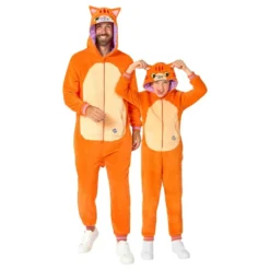 OppoSuits Punainen Kissa Lasten Onesie