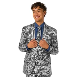 OppoSuits Silver Geo Star Puku