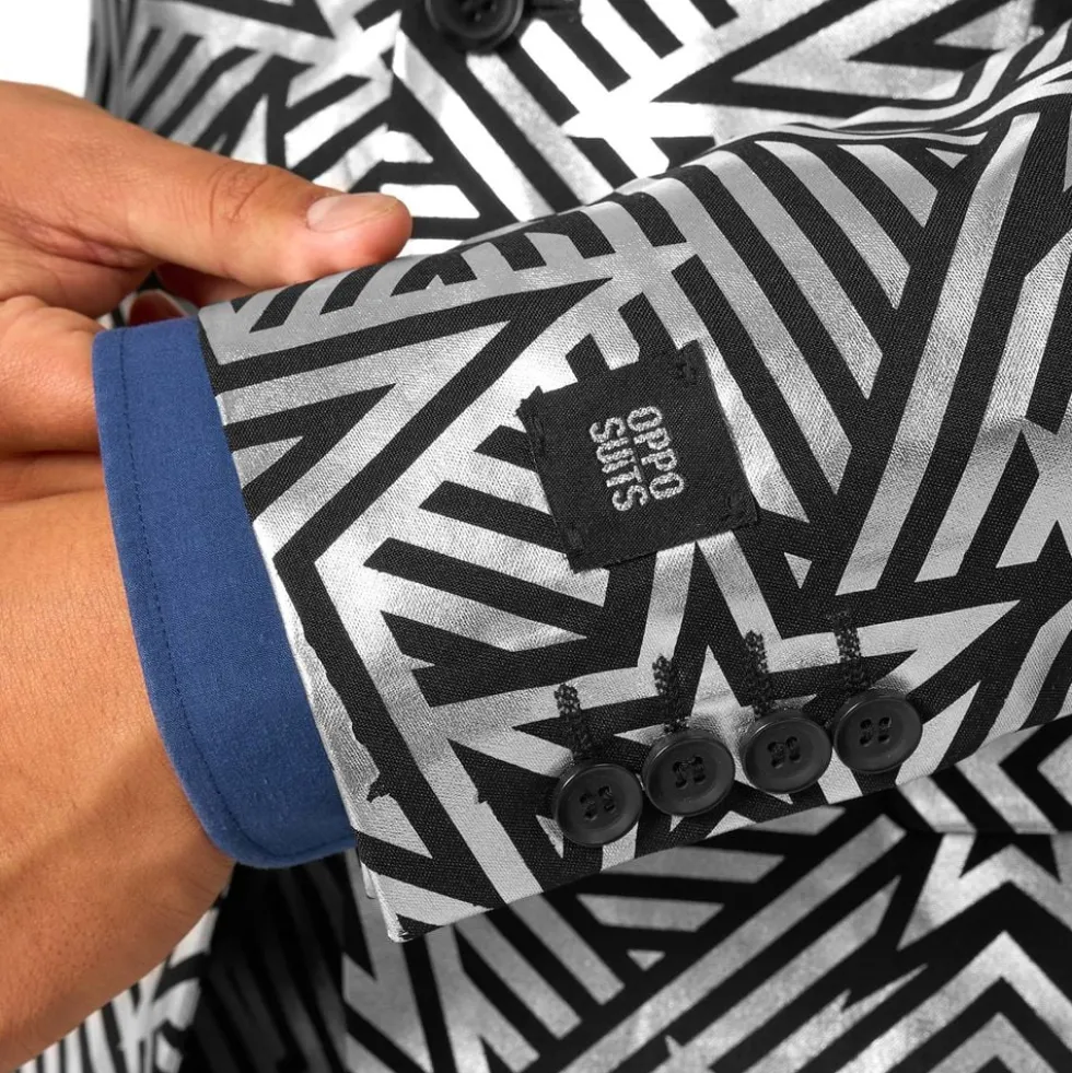 OppoSuits Silver Geo Star Puku