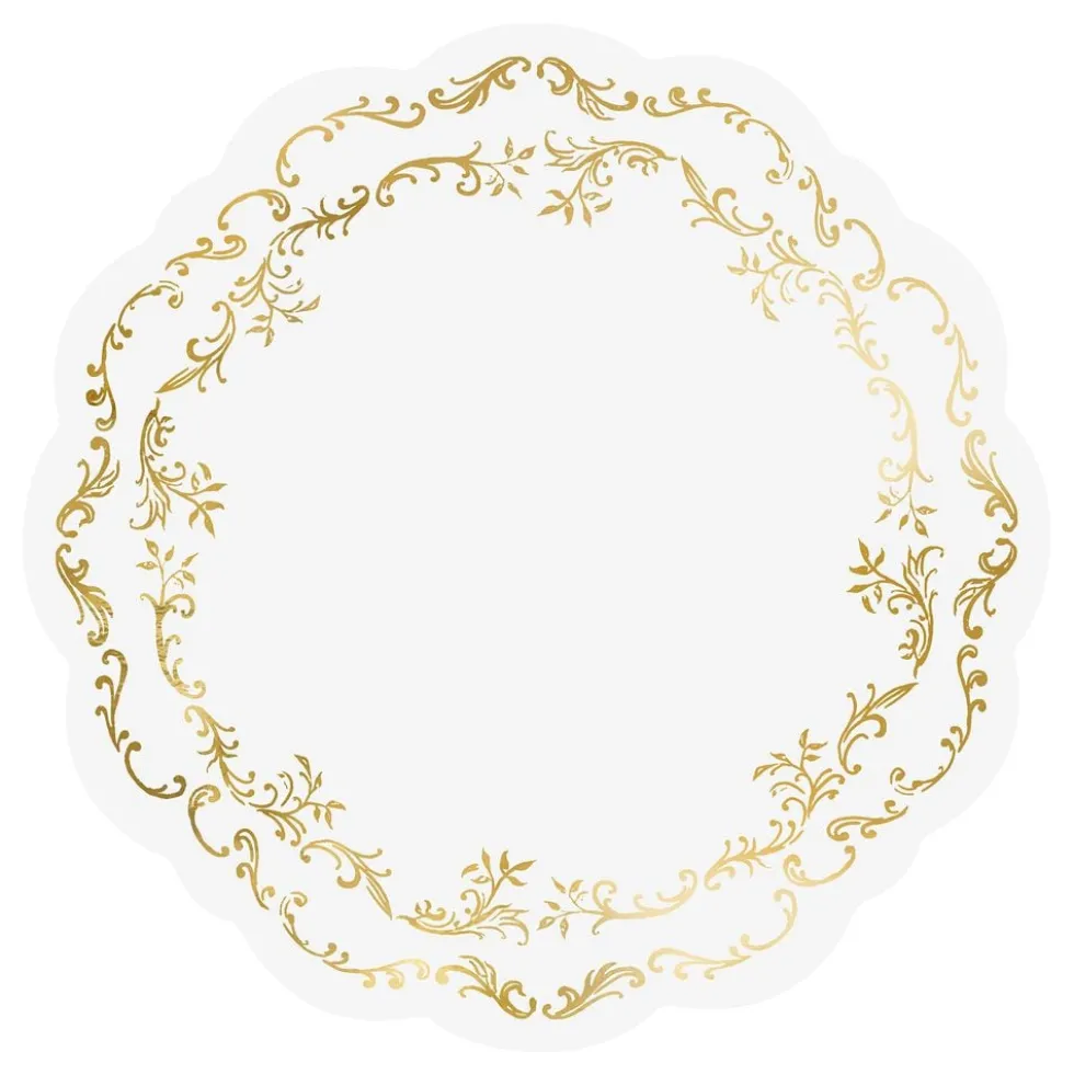 Ornamentti Pöytätabletit Kulta/Valkoinen