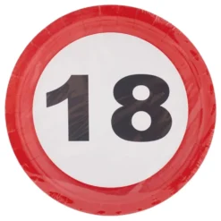 Pahvilautaset Liikennemerkki 18