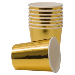 Pahvimukit Kulta Metallic