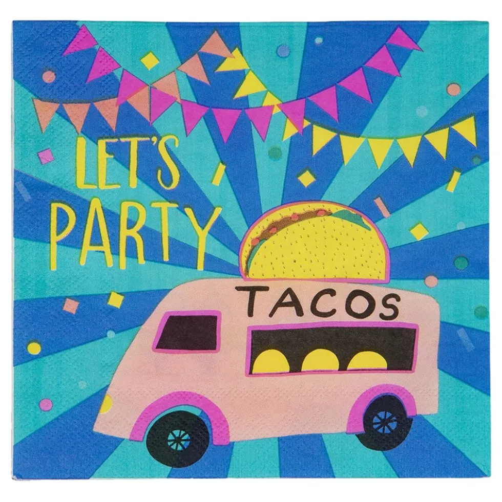 Paperiservetit Taco