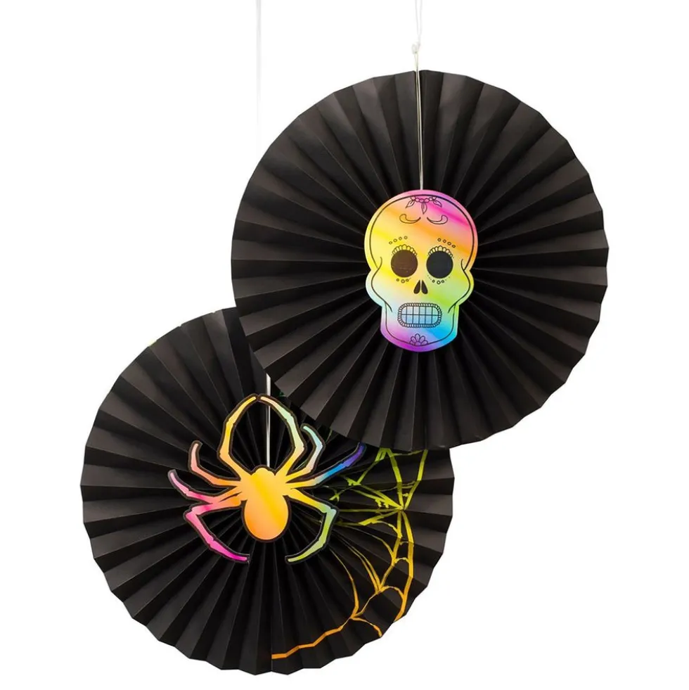 Paperiviuhkat Halloween Musta