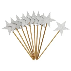 Partypicks Kimaltavilla Hopeatähdillä