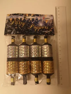 Partypoppers Kulta/Hopea