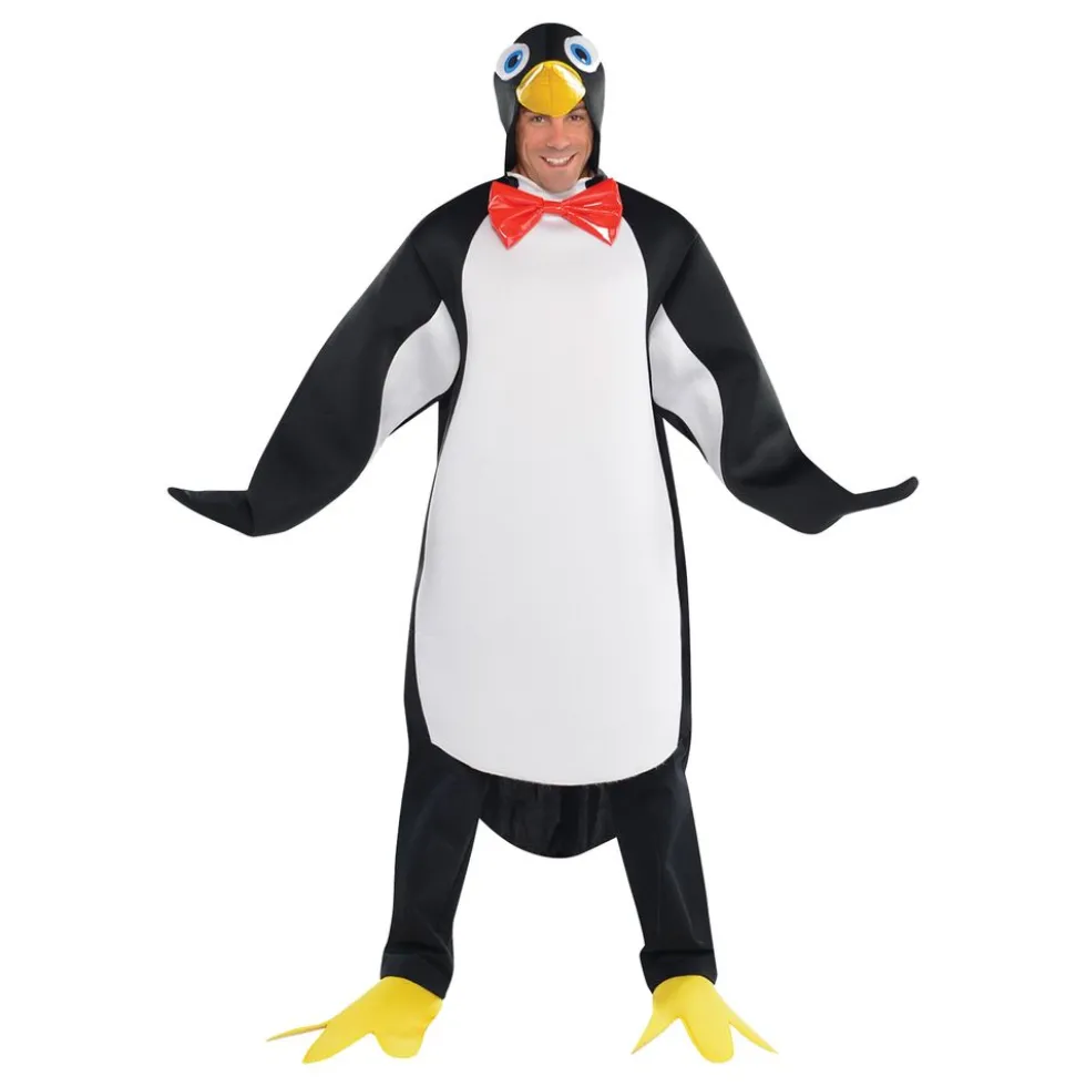 Pingviini Rusetilla Naamiaisasu