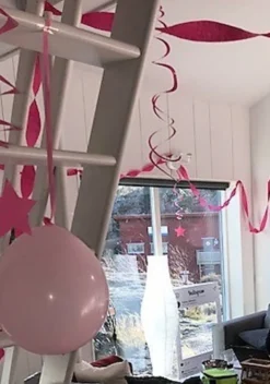 Pinkit Kiehkurat Riippuva Koriste