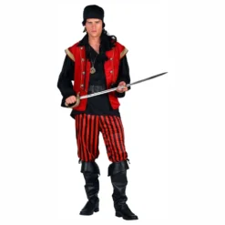 Piraatti Black Beard Deluxe Naamiaisasu