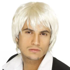 Poikabändin Blond Peruukki