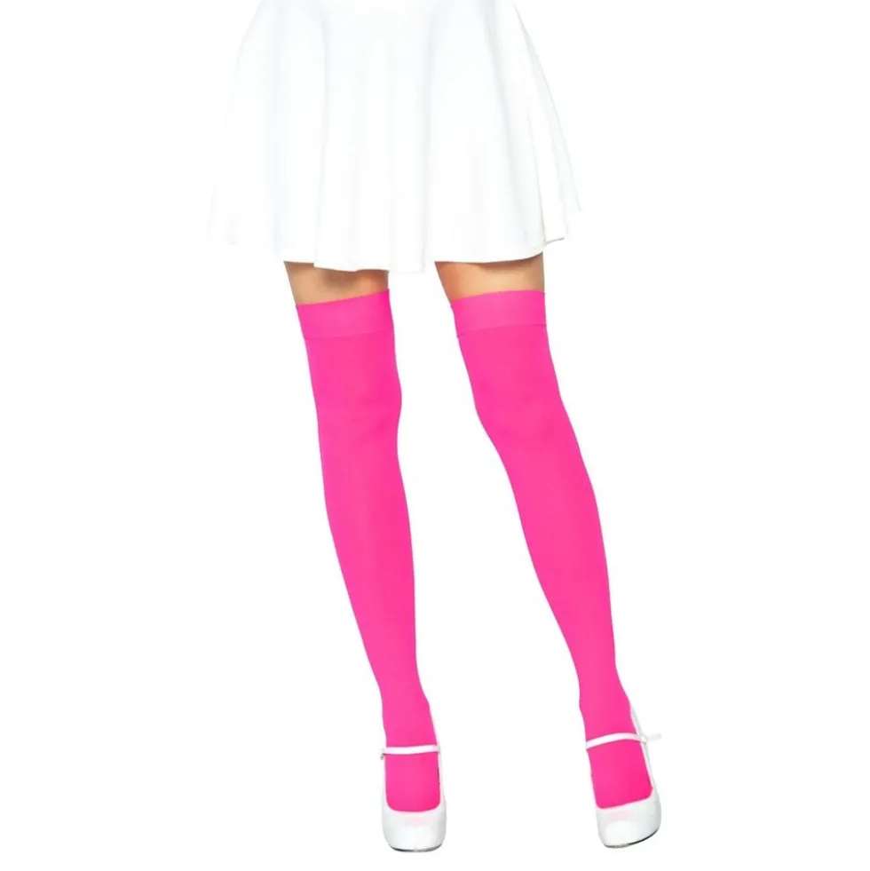 Polvisukat Nailon Neonpinkki Deluxe
