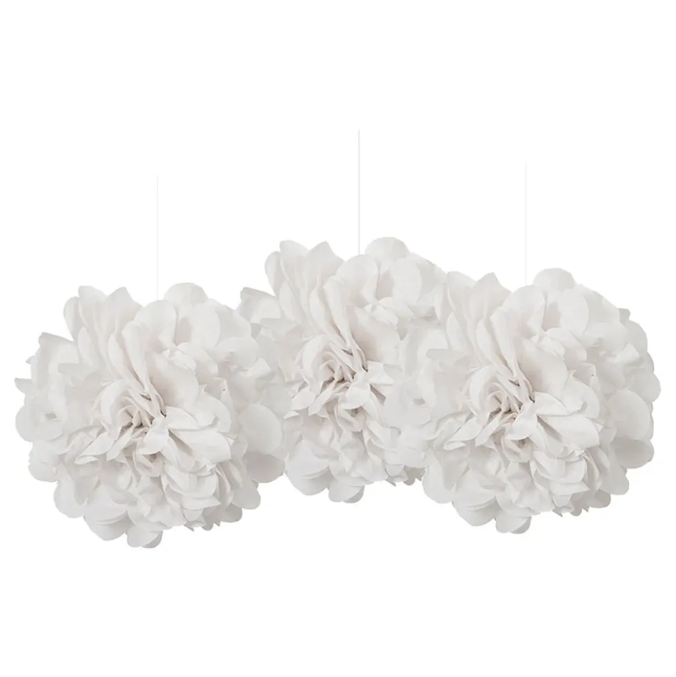 Pom Pom Mini Valkoinen Riippuva Koriste