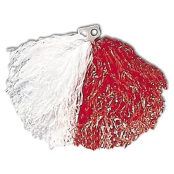 Pom Pom Valkoinen/Punainen