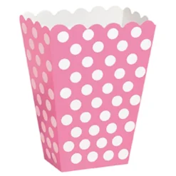 Popcornpikari Vaaleanpunainen Pilkullinen