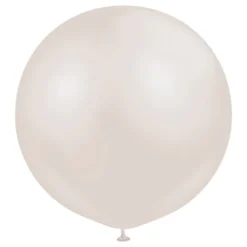 Professional-jättikokoiset Aura Beige Cream -ilmapallot