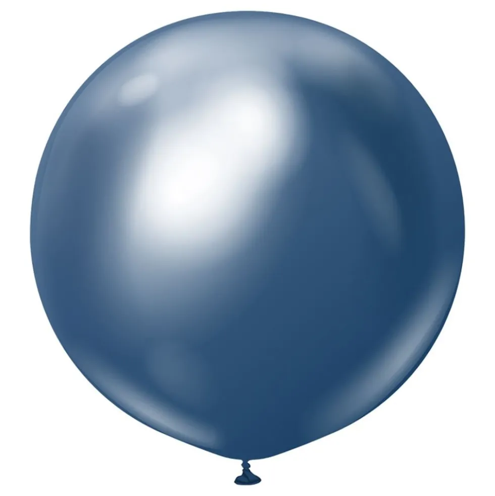 Professional Superjättikokoiset Navy Chrome -ilmapallot