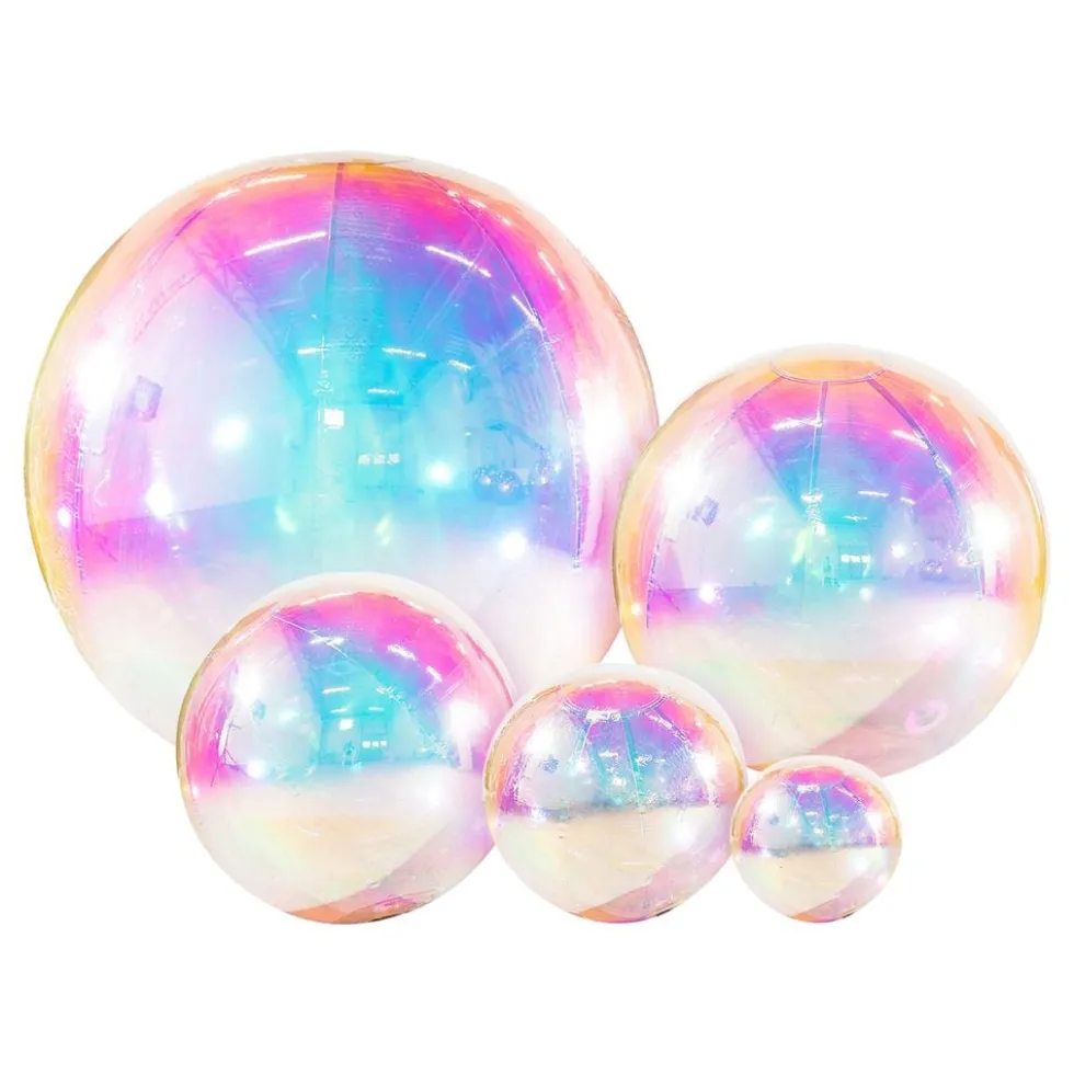 Puhallettava Iridescent-peilipallo
