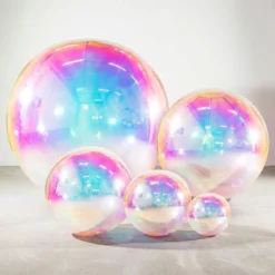 Puhallettava Iridescent-peilipallo