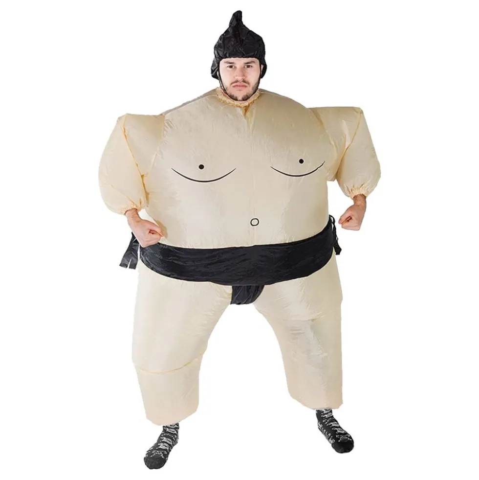 Puhallettava Sumo Naamiaisasu