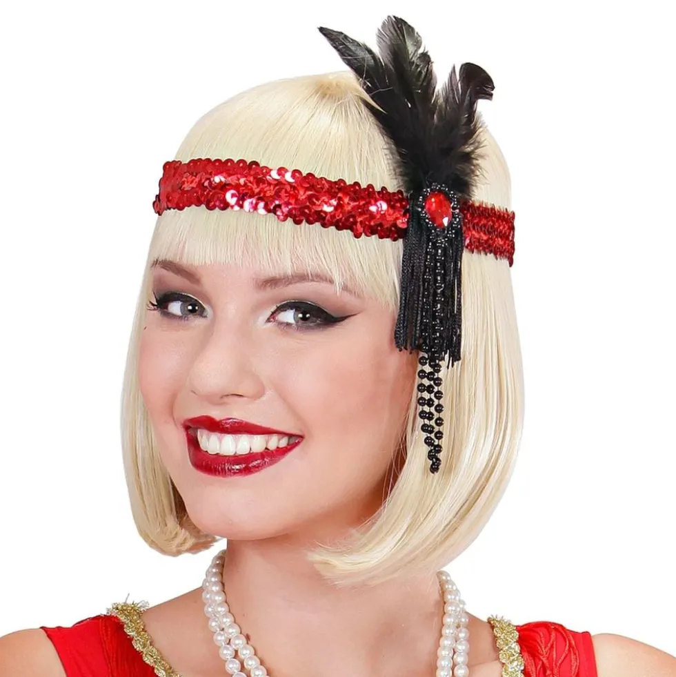 Punainen flapper-sulkapanta
